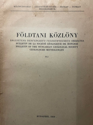 Fldtani kzlny - Bulletin of the hungarian geological society