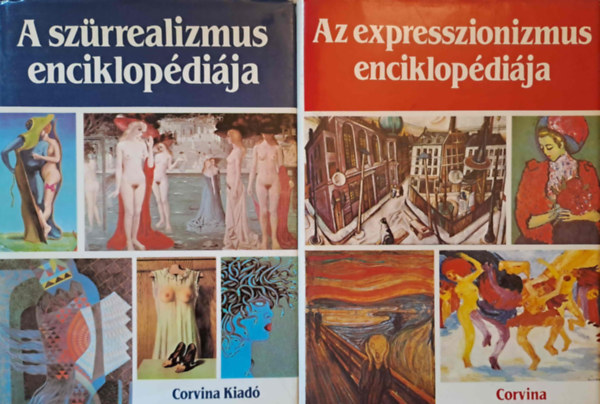 2 db mvszettrtneti knyv: A szrrealizmus enciklopdija + Az expresszionizmus enciklopdija