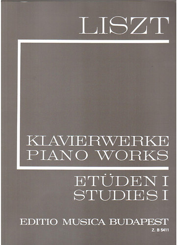 Klavierwerke- Piano Works-Etden I.-Studies I.