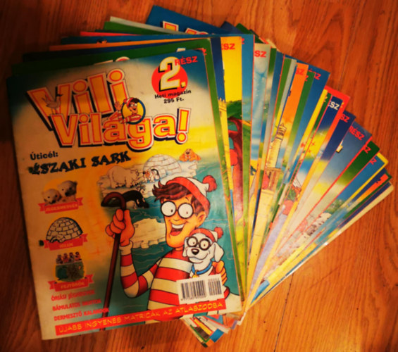 30 db. Vili Vilga magazin 2,4,5,6,7,8,9,15,21,22,23,28,29,30,31,35,36,37,38,39,42,43,44,45,46,47,48,49,52 + matrics atlasz
