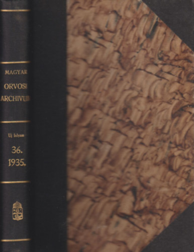 Magyar orvosi arch�vum 1935. (teljes �vfolyam, egybek�tve)