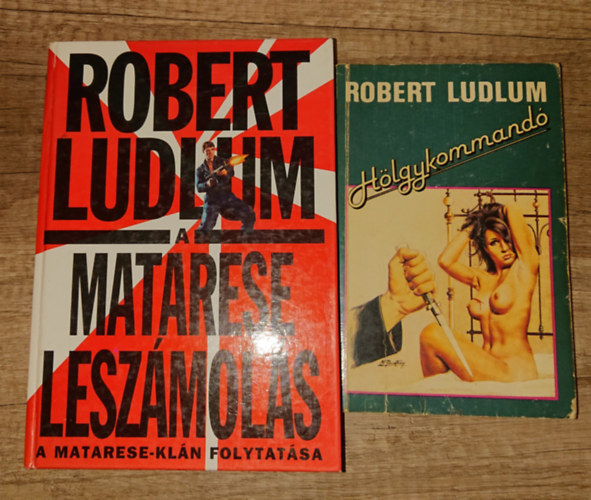2 k�nyv Robert Ludlumt�l: H�lgykommand�, A Matarese lesz�mol�s