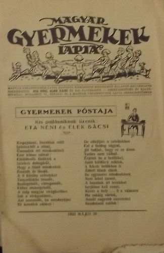 Magyar Gyermekek Lapja 1933 mjus 20.