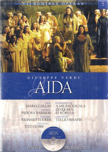 Giuseppe Verdi - Aida (Vil�gh�res Oper�k 5.) (zenei CD-mell�klettel)