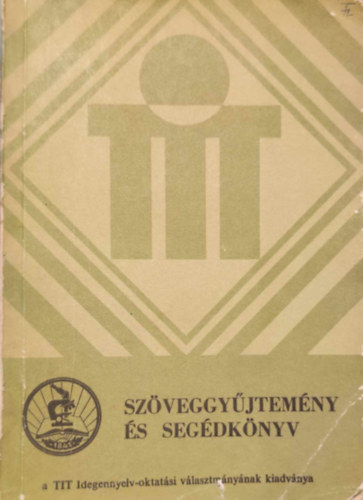 Szveggyjtemny s segdknyv