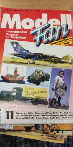 Modell Fan november 1997 - n�met nyelv� makettez� �js�g