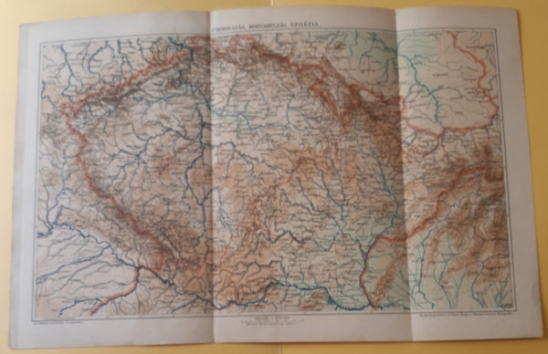 Csehorsz�g, Morvaorsz�g, Szil�zia t�rk�p