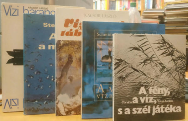 5 db T�parton: A f�ny, a v�z, s a sz�l j�t�ka; V�zparti t�boroz�s; A vadludak v�zre sz�llnak; Amerre a mad�r j�r; V�zi barangol�sok