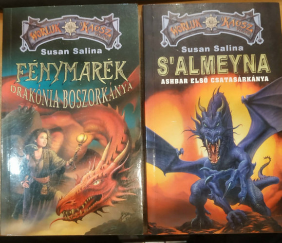 2 db Worluk - A K�osz vil�ga: F�nymar�k, Drak�nia boszork�nya + S'almeyna, Ashbar els� csatas�rk�nya
