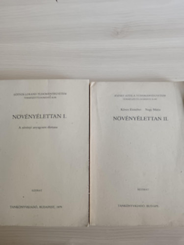 Nvnylettan I.-II  A nvnyek nvekedse s fejldse/Kzirat/Jzsef Attila Tudomnyegyetem Termszettudomnyi Kar