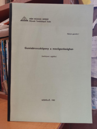 Gumiabroncsk�peny a mez�gazdas�gban (M�m M�szaki Int�zet)