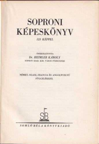 Soproni kpesknyv 1932