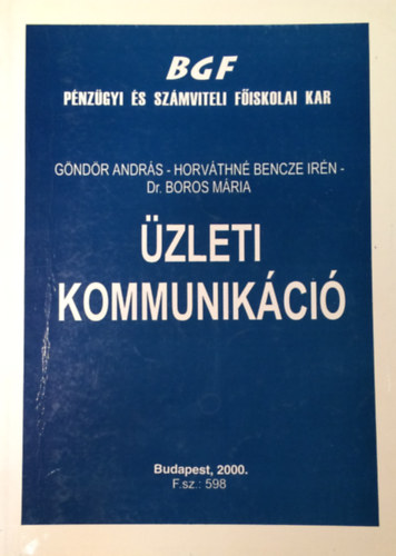 �zleti kommunik�ci� (BGF)