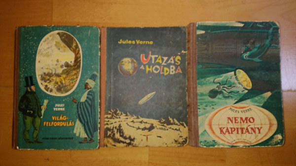 3 ktet Jusel Verne-tl: Vilgfelforduls, Utazs a holdba, Nemo kapitny