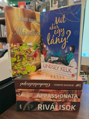 5 db-os romantikus regnyek KNYVMENT AJNLAT: Msodik esly, Csokoldcip, Mit akar egy lny, Appassionata, Rivlisok