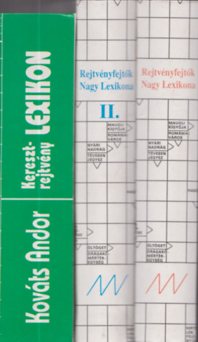 Kov�ts Andor: Keresztrejtv�ny lexikon + Dr. Garami L�szl�: Rejtv�nyfejt�k Nagy Lexikona I.-II. (3db)