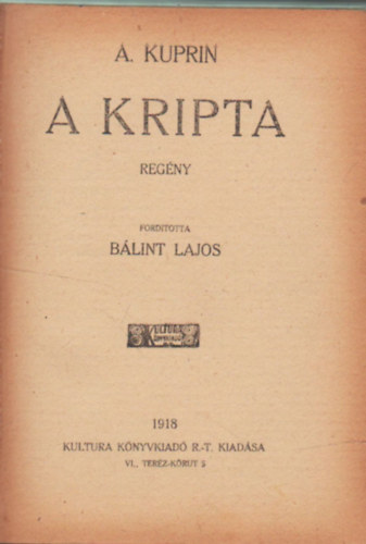 A kripta