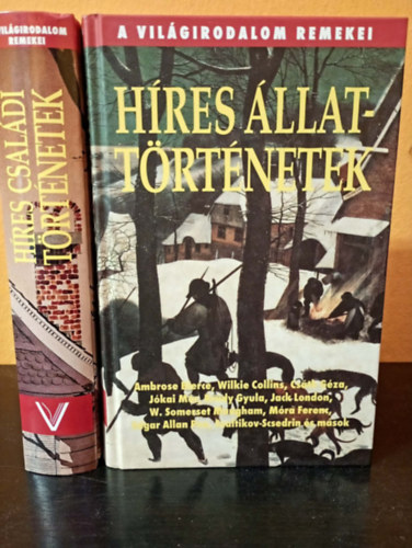 2 db A  h�res trt�netek sorozatb�l: H�res �llat t�rt�netek, H�res csal�di t�rt�netek