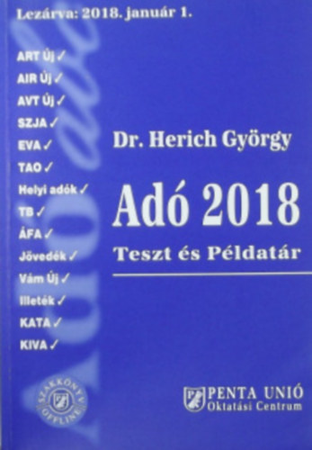 Dr Herich Gyrgy - Ad 2018 - Teszt s pldatr