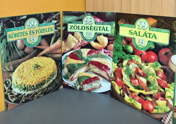 (3db) 99 - 33 vegetari�nus v�logat�s: Sal�ta / Z�lds�gt�l / K�r�t�s �s f�zel�k