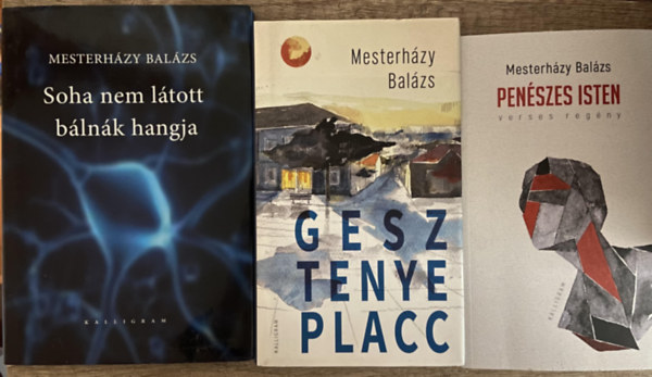 Mesterházy Balázs - 3 db Mesterházy Balázs mű - Soha nem látott bálnák hangja, Gesztenye placc, Penészes Isten