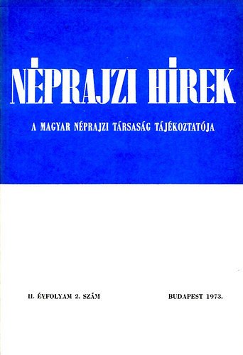 Nprajzi hrek (1973. II. vfolyam 2. szm)