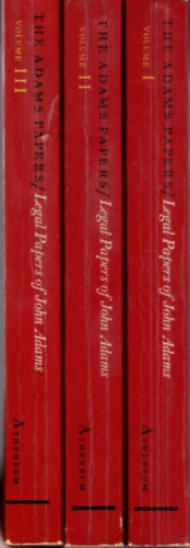 Legal Papers of John Adams I-III.