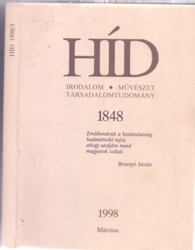 Hd -  Irodalom-Mvszet-Trsadalomtudomny 1848 - (1998. Mrcius)