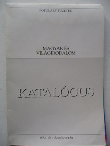 Populart fzetek katalgus - Magyar s vilgirodalom