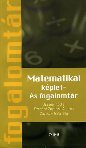 Matematikai képlet- és fogalomtár