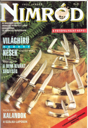 Orszgos Magyar Vadszati Vdegylet - Nimrd 1992 teljes vfolyam
