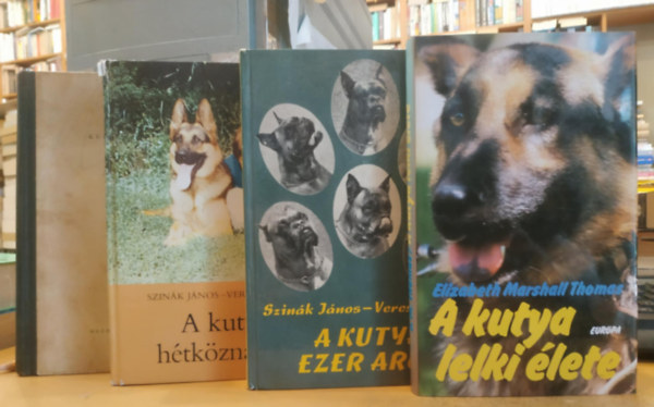 4 db A kutya lelki lete + A kutya ezer arca + A kutya htkznapjai + A kutya