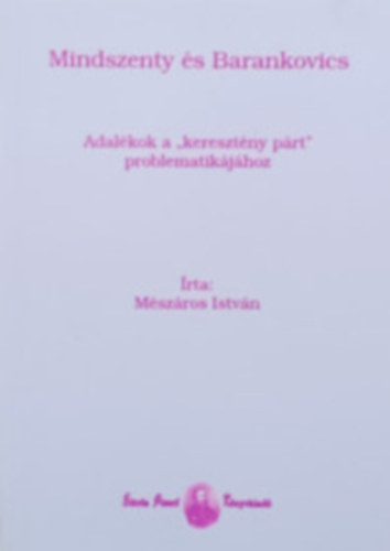 Adal�kok a "kereszt�ny p�rt" problematik�j�hoz