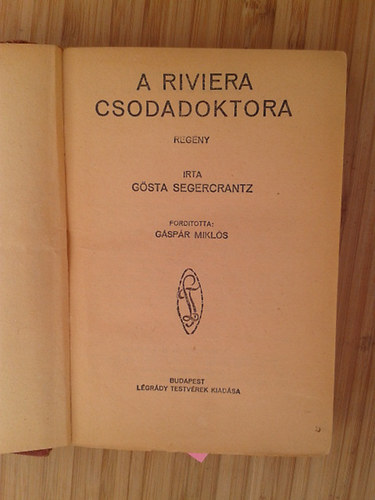 A riviera csodadoktor