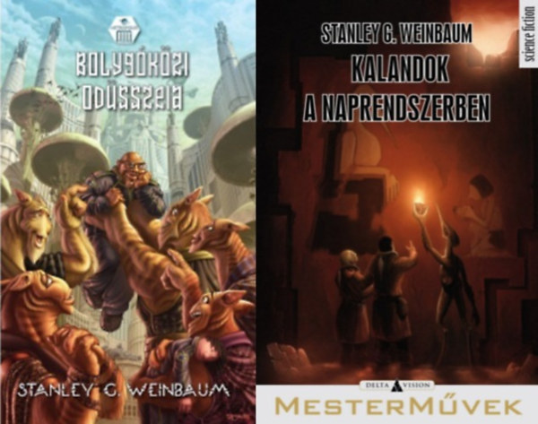 2 db Stanley G. Weinbaum sci-fi reg�ny: Bolyg�k�zi od�sszeia + Kalandok a Naprendszerben