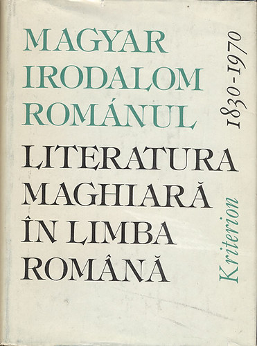 Rthy Andor- Vczy Leona - Magyar irodalom romnul (Knyvszet 1830-1970)