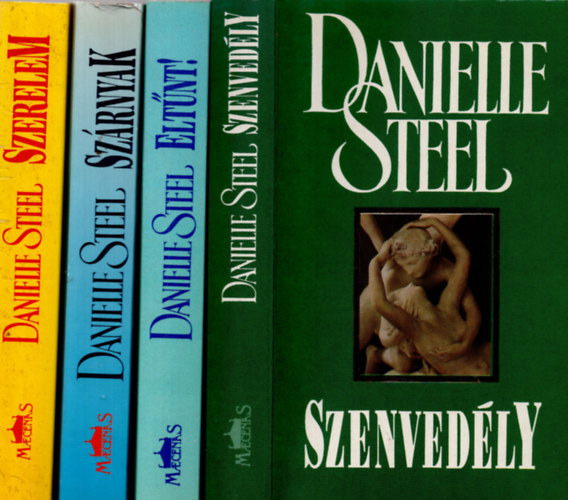 4 db  Danielle Steel knyv ( Szerelem + Szrnyak + Eltnt + Szenvedly )
