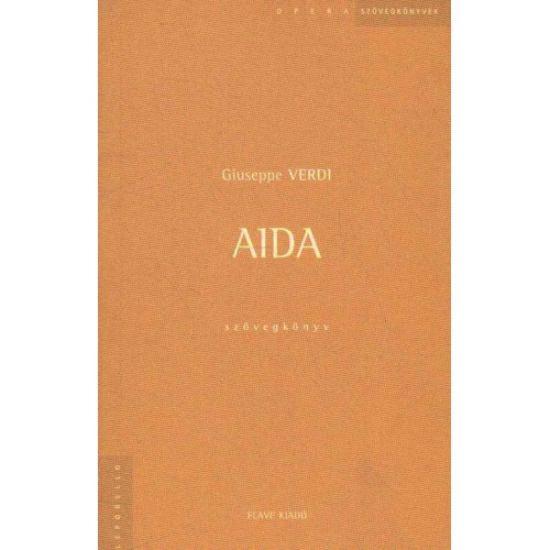 Aida - szvegknyv