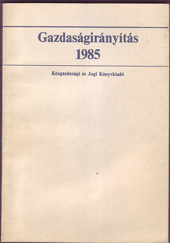 gazdasgirnyts 1985