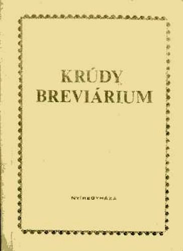 Katona Bla  (szerk.) - Krdy brevirium