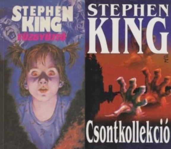 Stephen King - 2 db Stephen King horror: Csontkollekci� + T�zgy�jt�