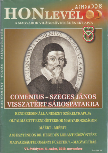 Ppai Szab Gyrgy  (szerk.) - Honlevl (2010. november)- A Magyarok Vilgszvetsgnek lapja