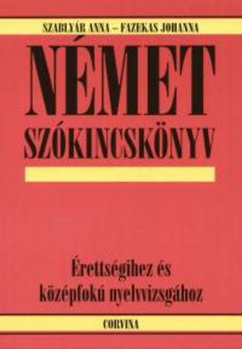 Nmet szkincsknyv