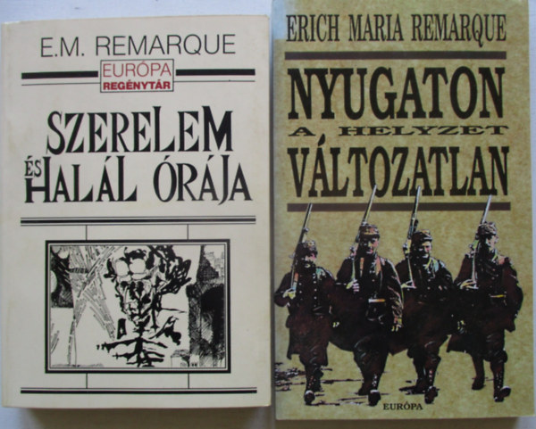Nyugaton a helyzet v�ltozatlan + Szerelem �s hal�l �r�ja (2 k�tet)