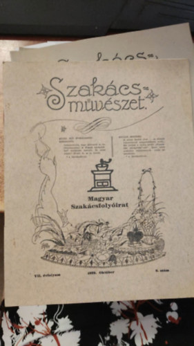 Szak�csm�v�szet VII. �vfolyam 6. sz�m 1929. augusztus - Magyar szak�csfoly�irat