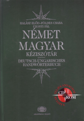 Nmet-Magyar kzisztr (CD nlkl)