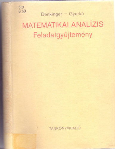 Matematikai analzis - Feladatgyjtemny (tdik kiads)