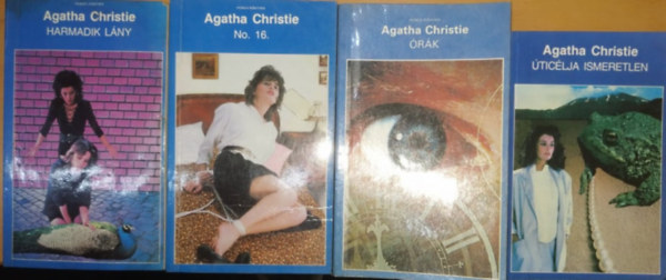 4 db Agatha Christie: Harmadik lny + No. 16 + rk + ticlja ismeretlen