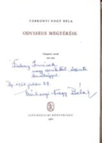 Odysseus megt�r�se