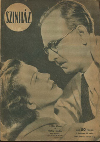 Sz�nh�z I. �vfolyam 10. sz�m 1945. okt�ber 17-t�l 23-ig